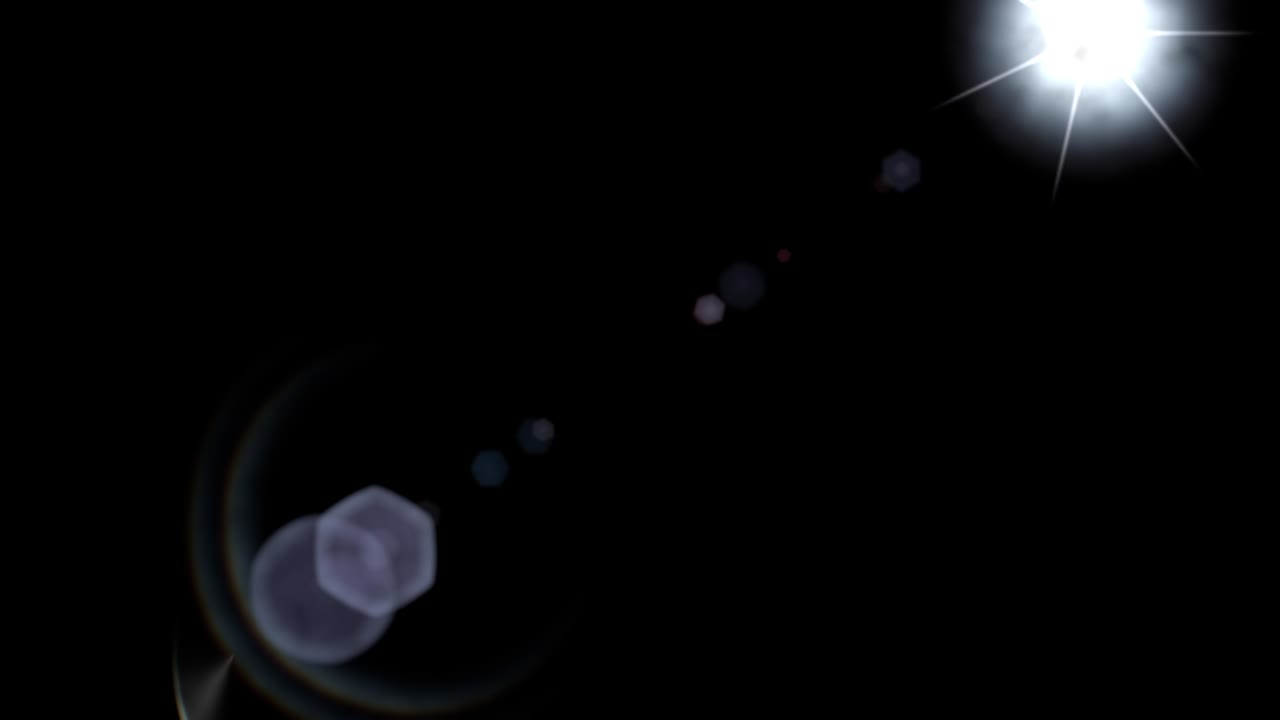 모든 방향으로 렌즈 플레어 트랜지션