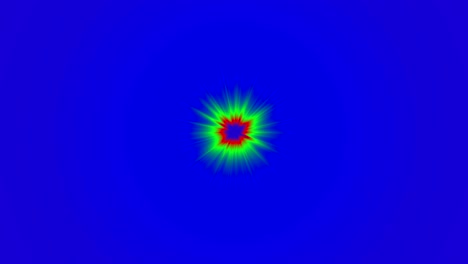 4k rgb rojo azul verde luz de túnel bucle sin costuras de varios colores. fondo de animación gráfico de movimiento y abstracto.
