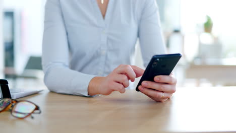 Phone,-hands-or-business-woman-on-social-media