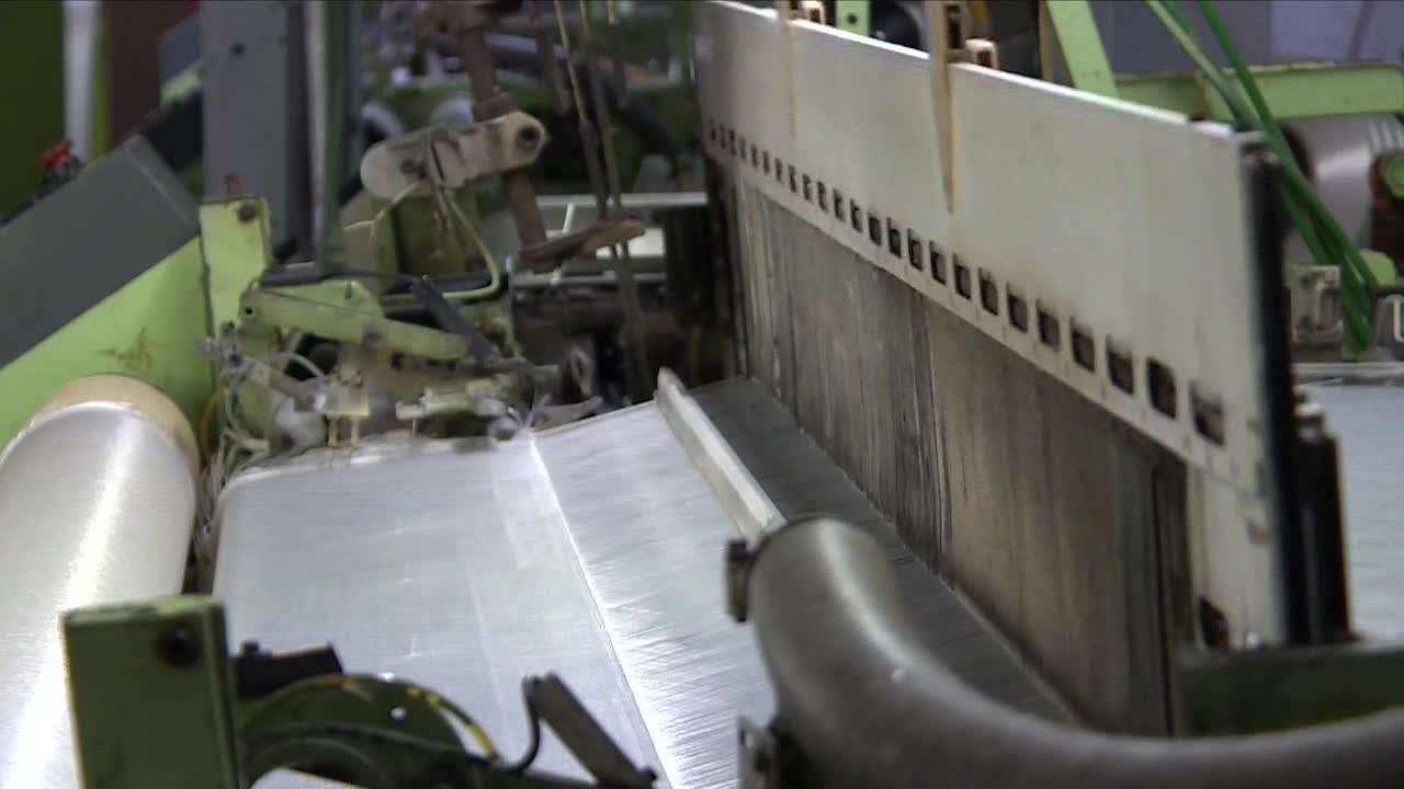 close up, machine working automatically