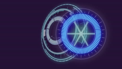 animación del escaneo del alcance y el procesamiento de datos en la pantalla