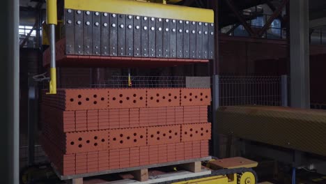 automated brick handling system in a factory