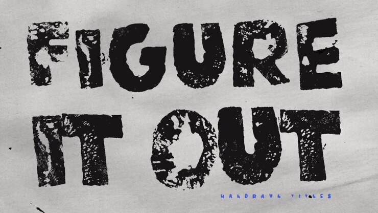 Animated Hand-Drawn and Typewriter Text Titles on Paper