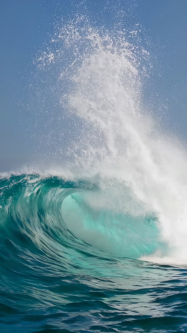 мощная океанская волна