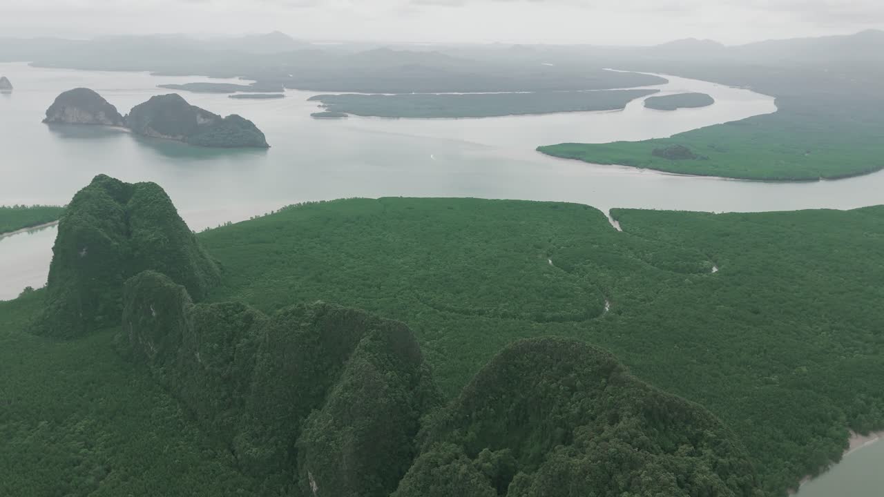 태국 남부의 자연의 아름다움, 드론 촬영