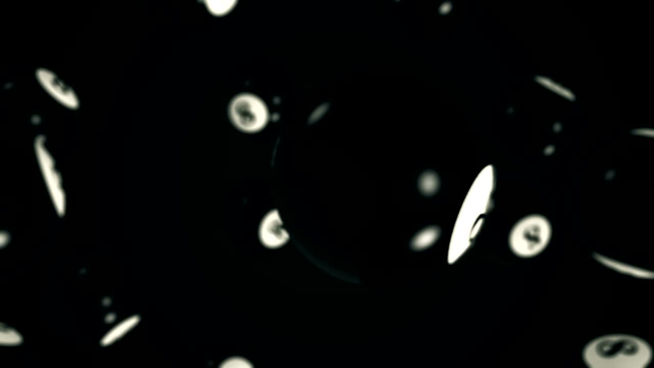 마 매트 알파 채널과 함께 회전하는 빌리어드 공 - 원활한 루프 - 스 비디오