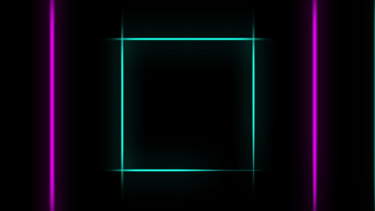 fondo abstracto con cuadrados de neón