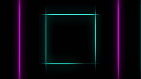 fondo abstracto con cuadrados de neón
