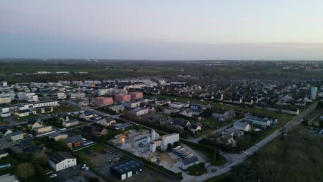 acigne surban area, ille-et-vilaine in brittany, france