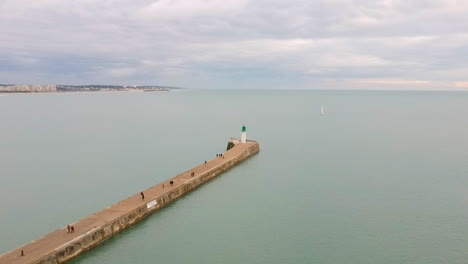 jar sur mer, france  west coast, drone shot