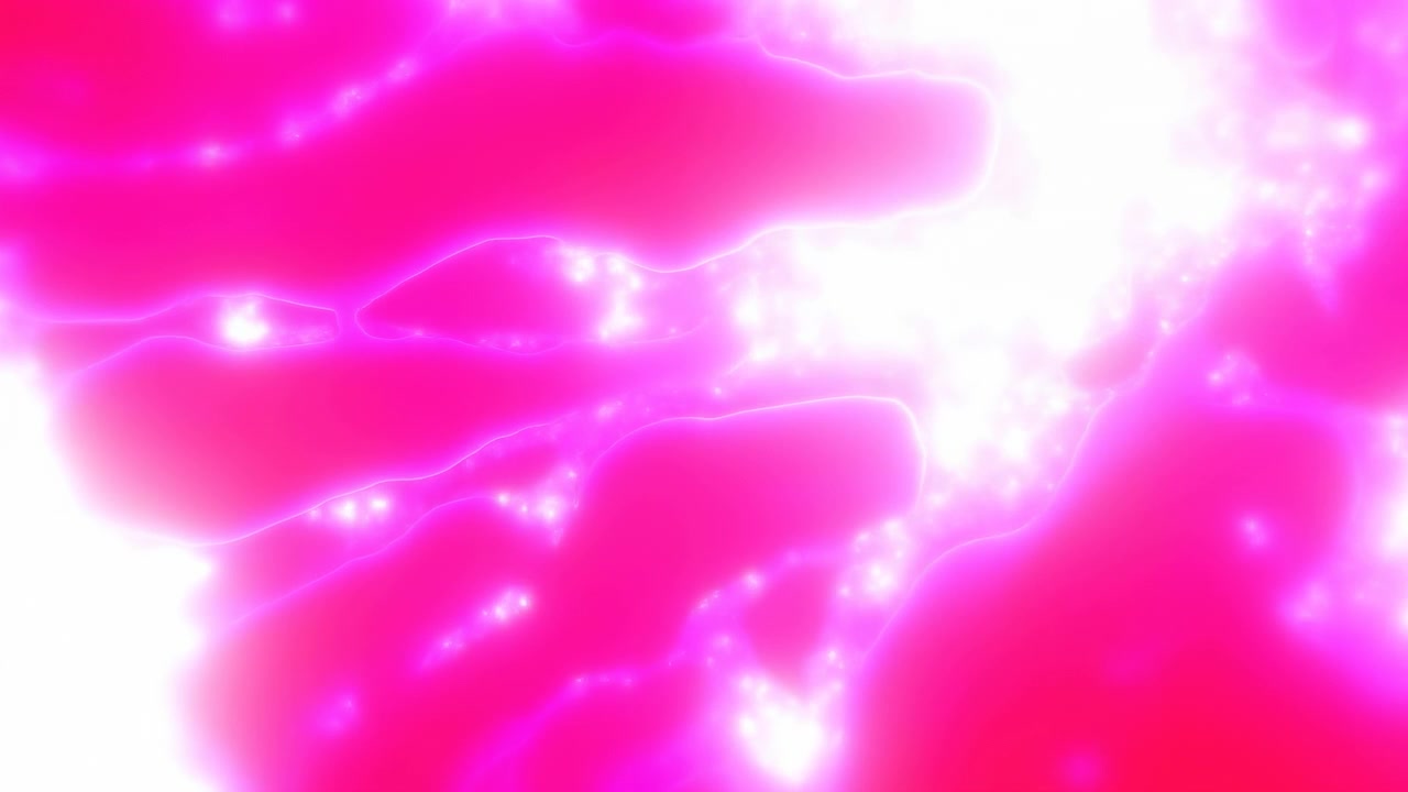 Lyserødt neonflydende skær hvirvlende hen over billedet, levende vaporwave-atmosfære med lysende partikler, blødt.