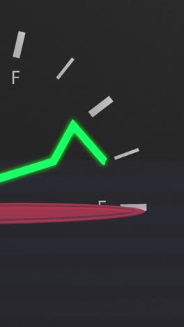 animation of data processing over car panel