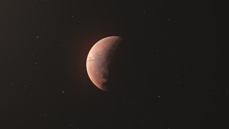 mars in space