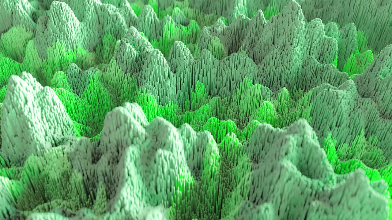 animación topográfica abstracta en 4k.