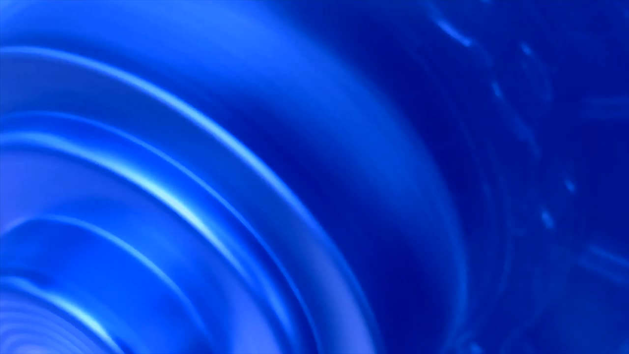 Abstract Vibrant Blue Spinning Machinery