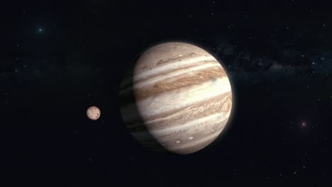 Realistic-Animation-of-Planet-Jupiter-and-its-Moons
