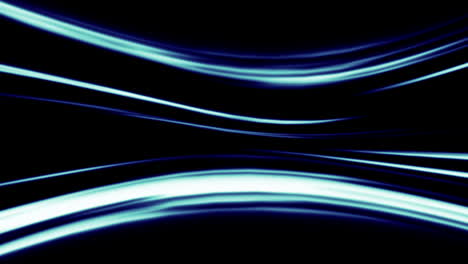 abstract blue lines on black background