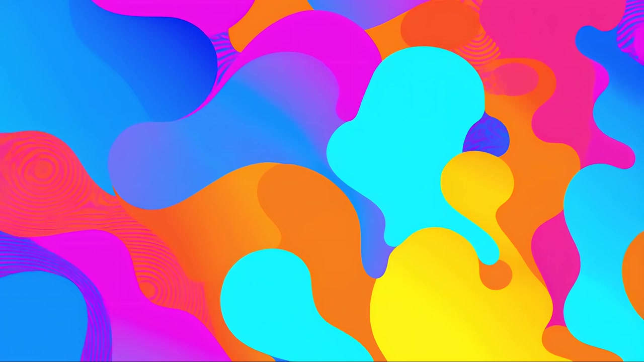 Sfondo Animato Astratto e Colorato 4K