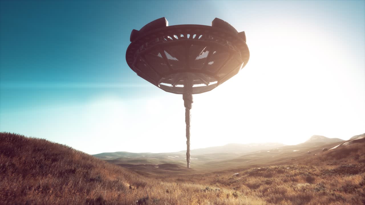 objeto volador no identificado en la tierra