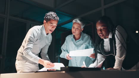 business team collaborating in a meeting