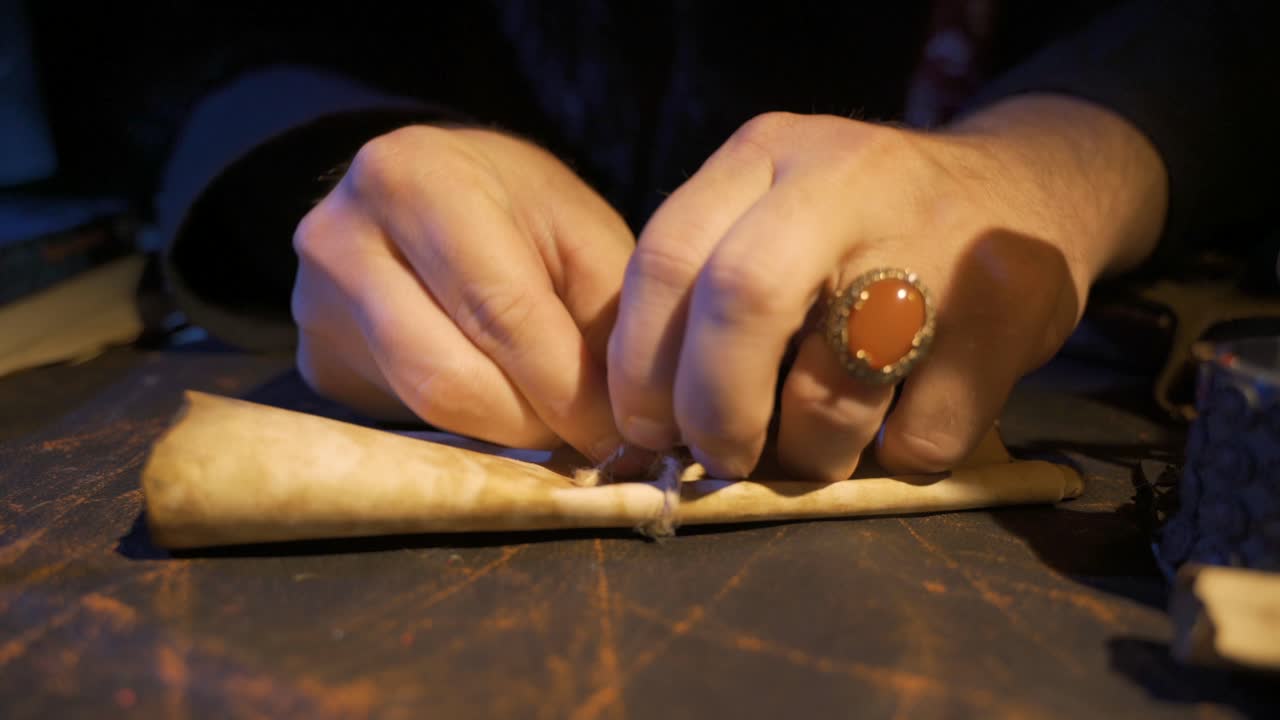 un lazo de letras con cadena. concepto de período histórico.