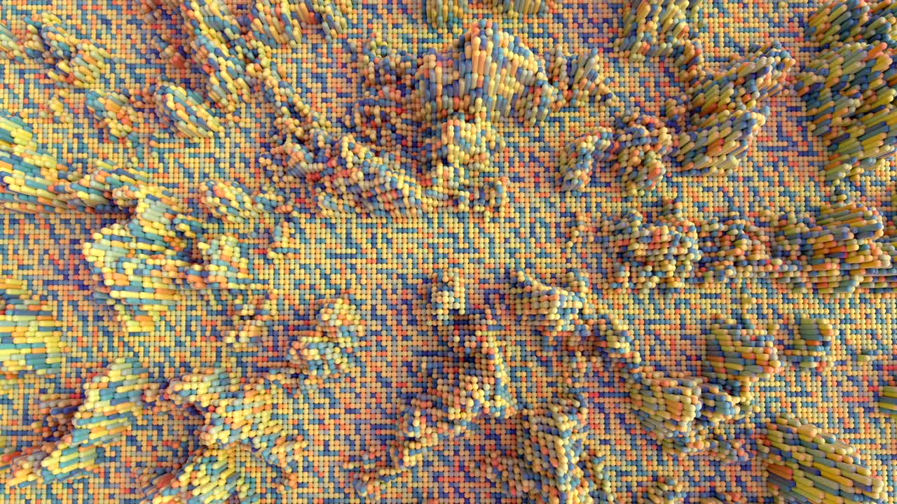 4k código genético abstracto.