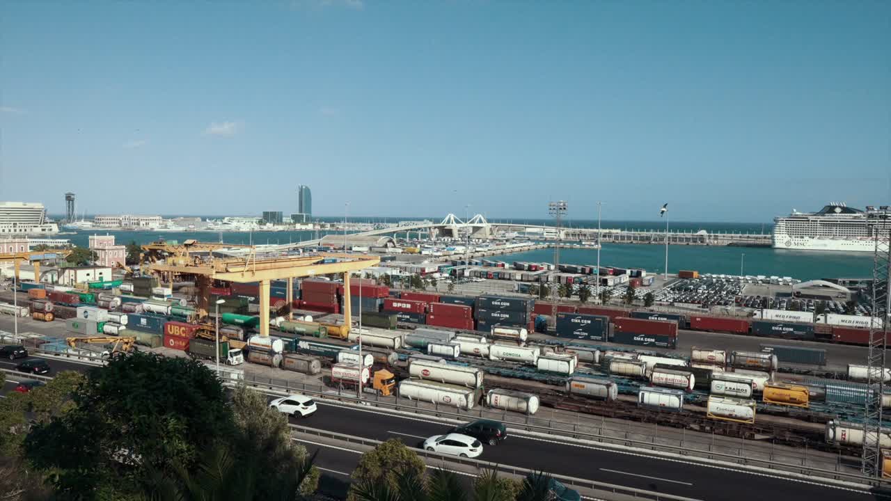 바르셀로나 항구 풍경