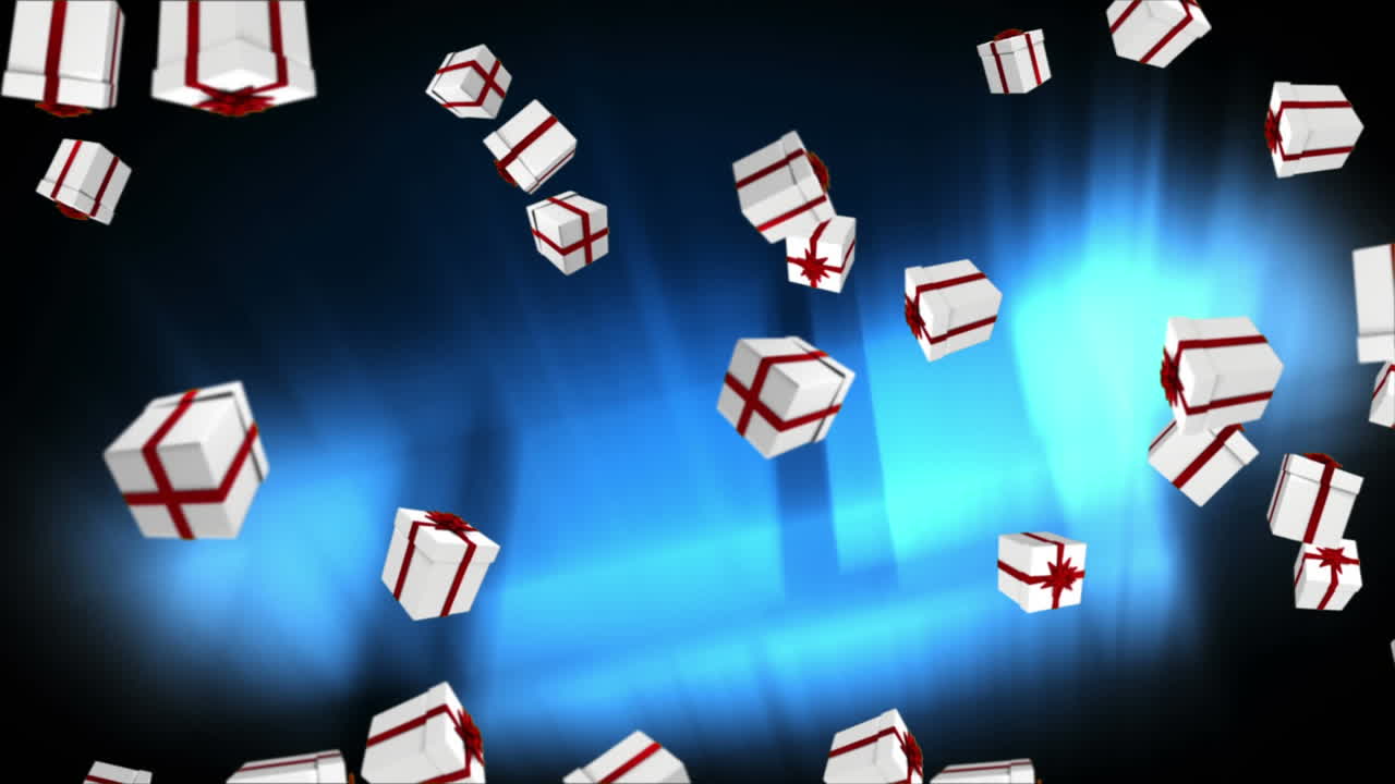 선물 비가 내리는