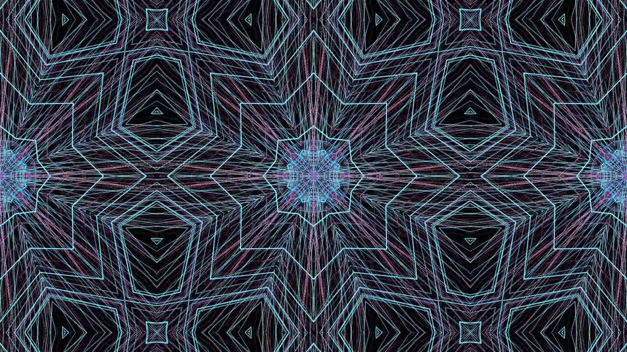 둥근 추상적인 기하학적 패턴, 만달라