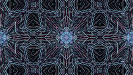 patrón geométrico abstracto redondo. el mandala.