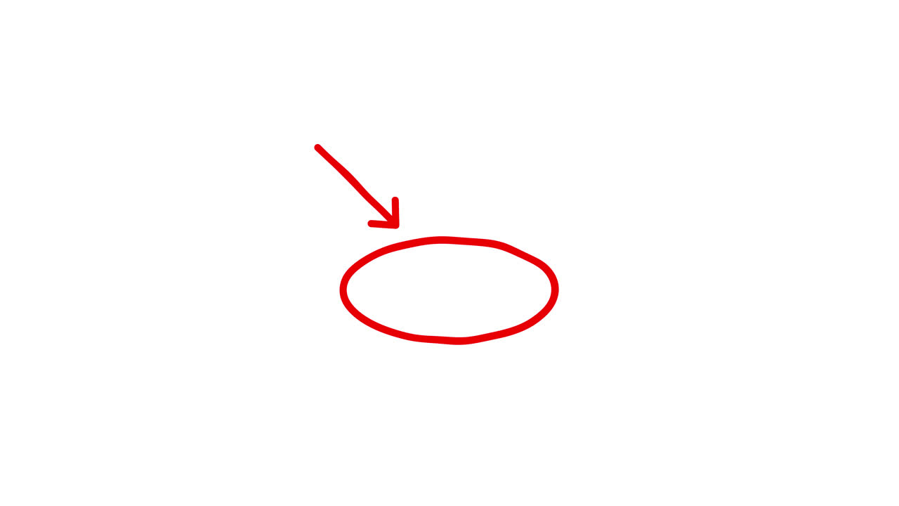 Red Arrow Pointing to a Changing Red Line Shape
