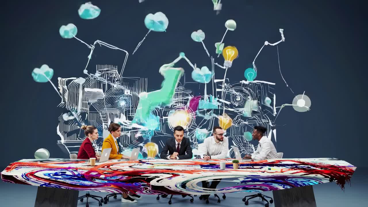 팀 브레인 스토밍 세션