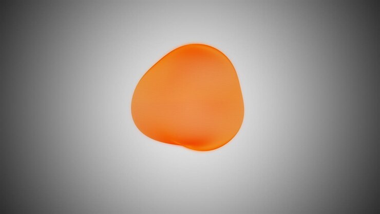 metamorphose of amorphous sphere, spherical ondulation, abstract animation of future shape