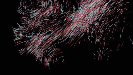 arte a linee astratte e colorate