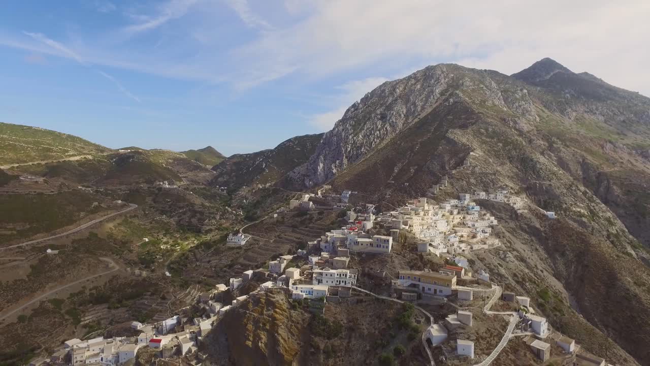antena: la ciudad histórica en la cima de una montaña: olympos