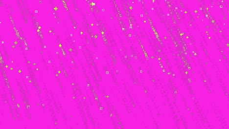 fondo rosa abstracto con formas geométricas y signos más