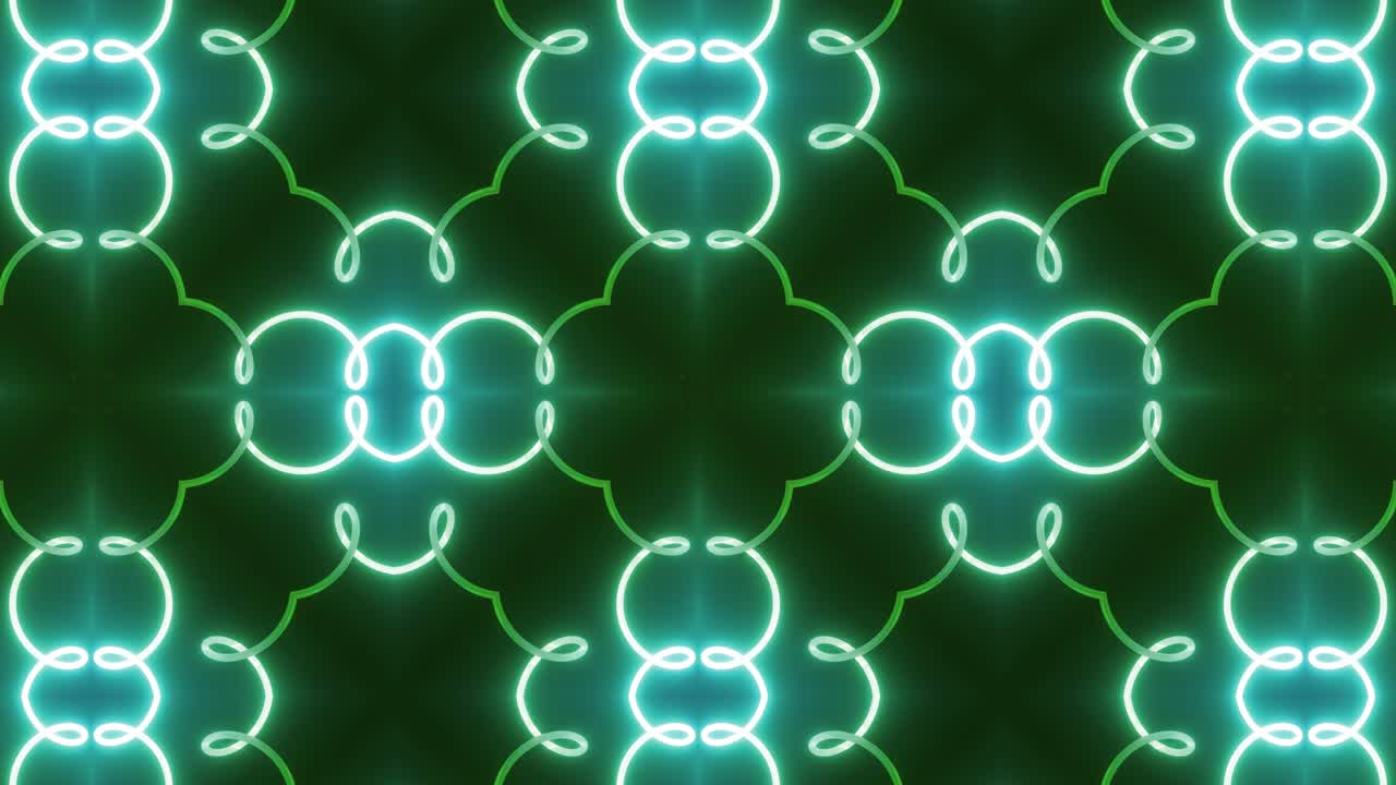 patrones de luz de neón abstractos