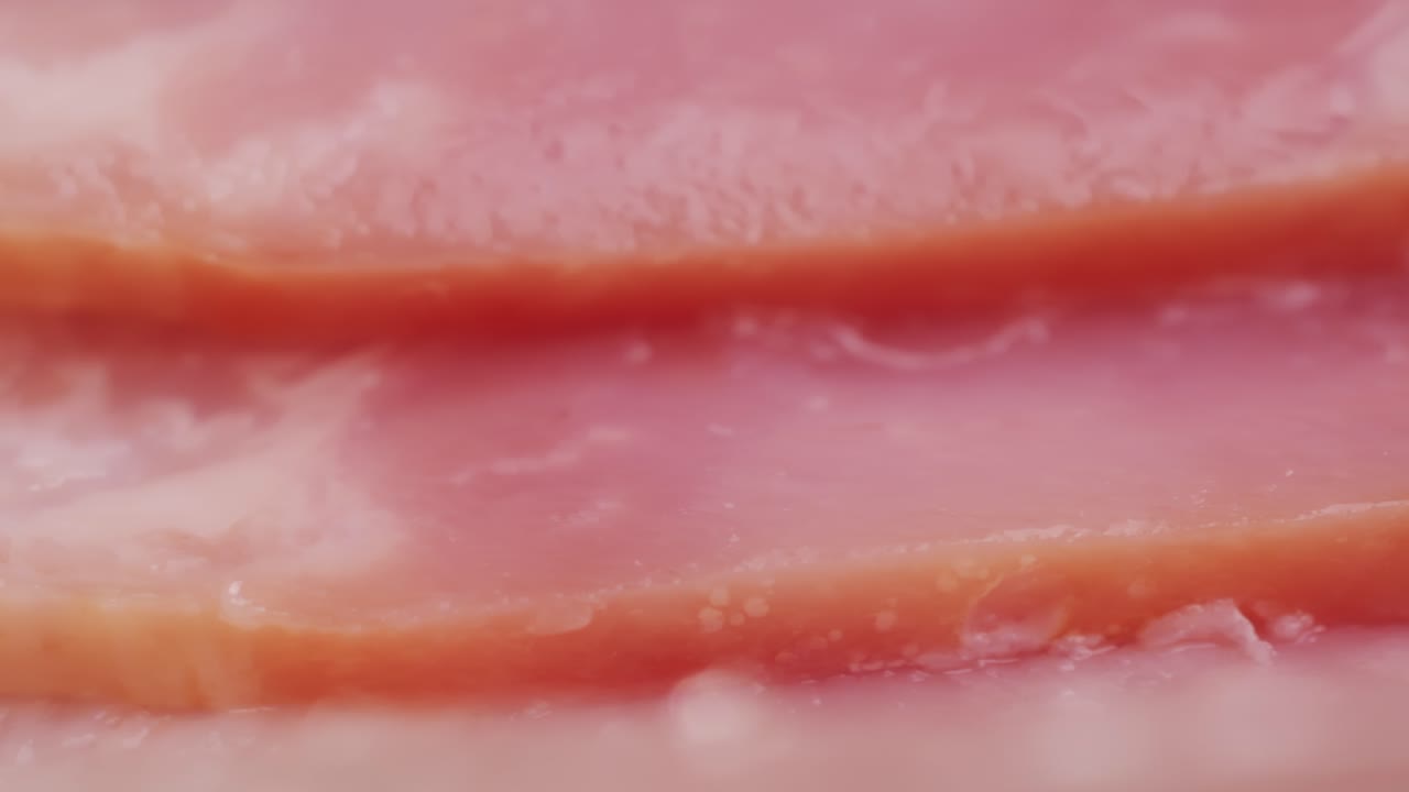 Close-up of Sliced Bacon