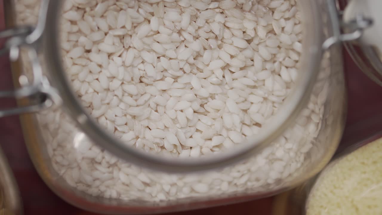 곡물과 리조또 쌀 평면도