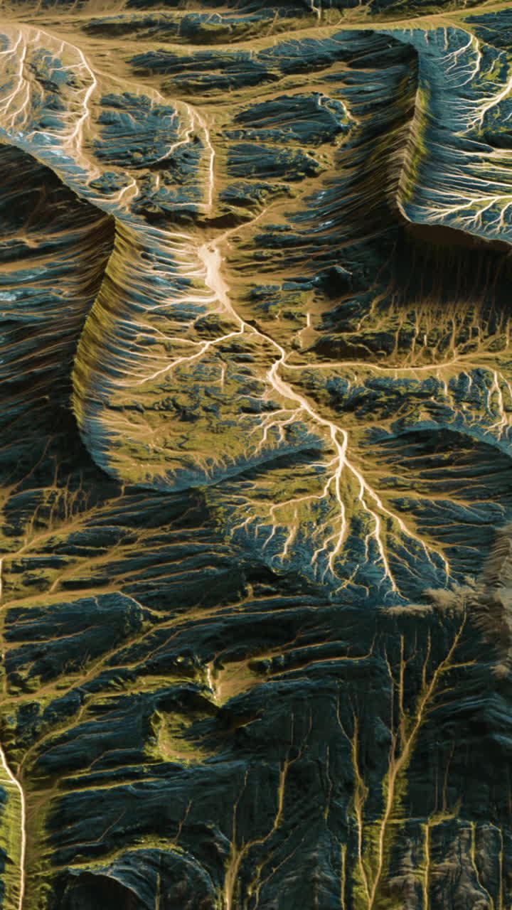 vista del paisaje del planeta alienígena