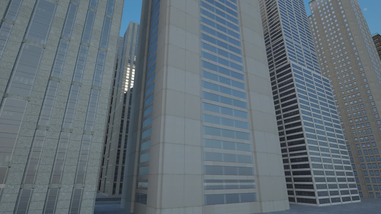 메트로폴리탄 도시 항공 비행 애니메이션