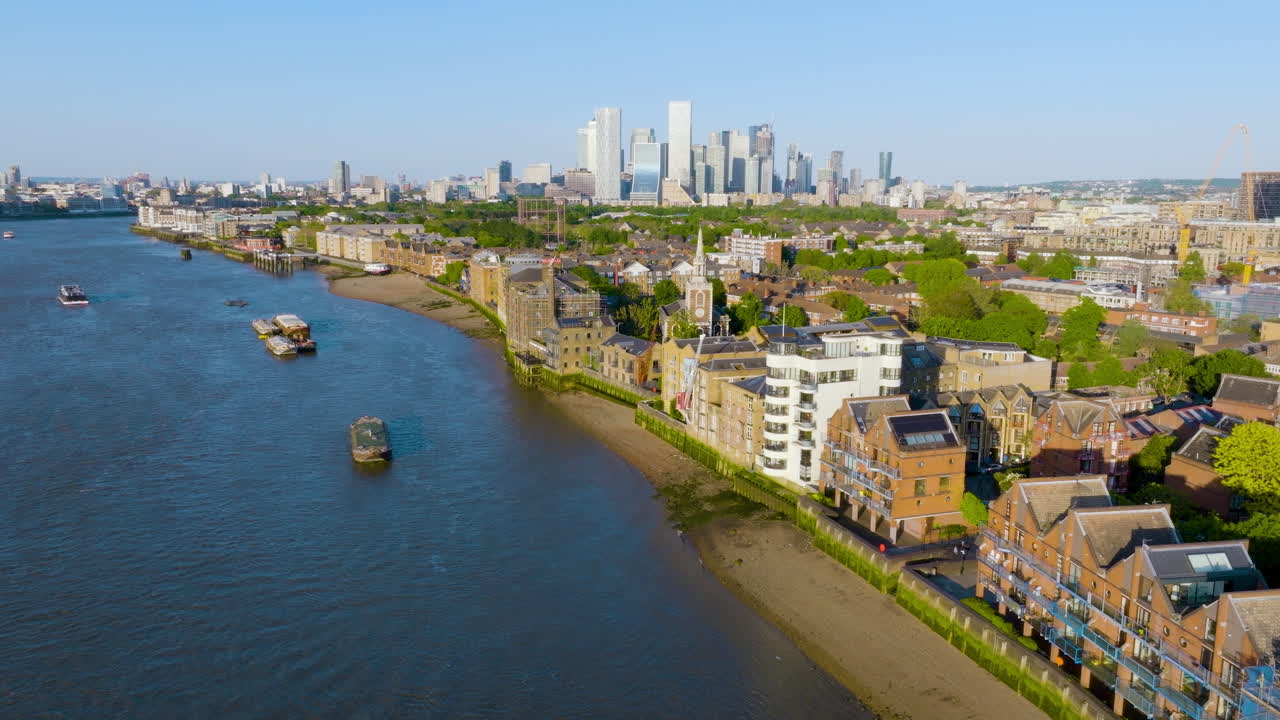 London Cityscape from the River Thames
