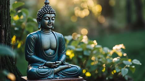 buddha statue in garden