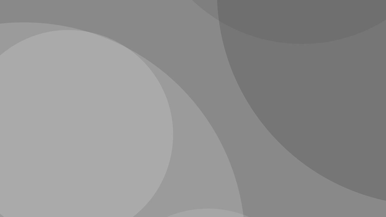 abstract grayscale overlapping circles - loopable slow motion animation