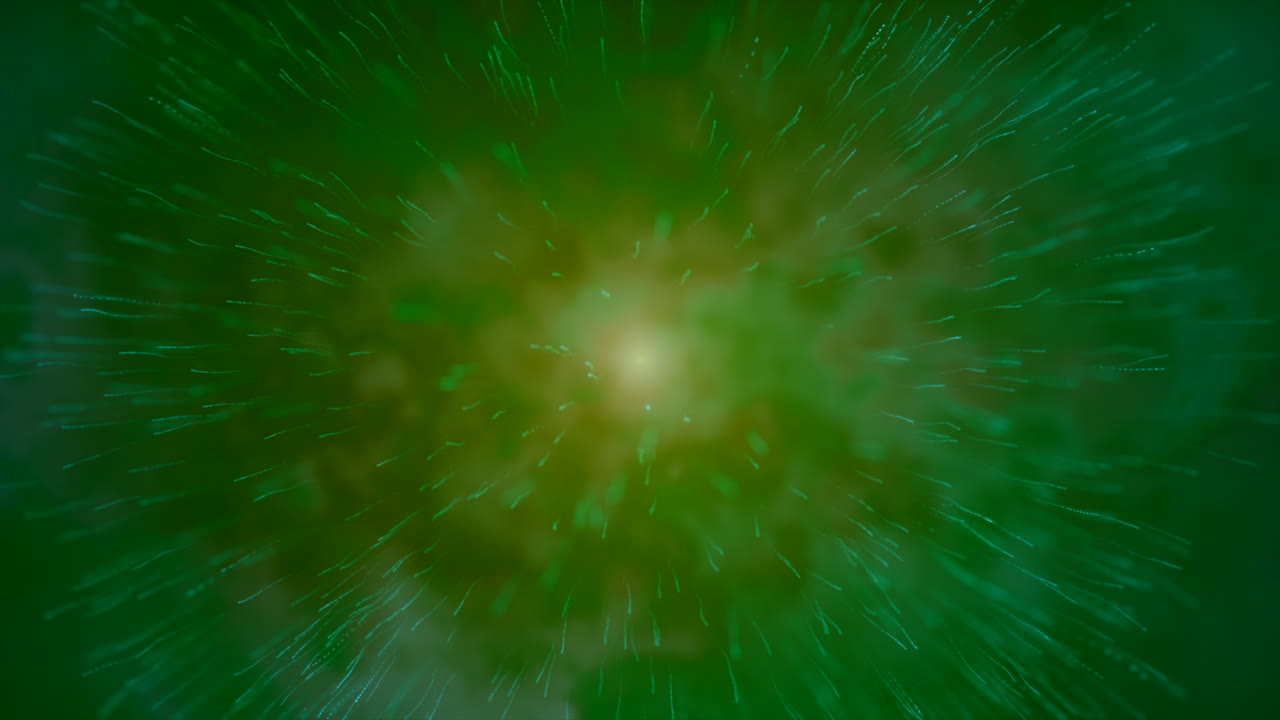 explosión abstracta de partículas