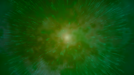 explosión abstracta de partículas