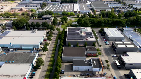 Aerial-of-busy-industrial-terrain