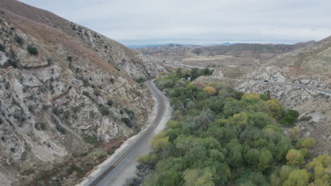 Circling-empty-train-tracks-in-Soledad,-California