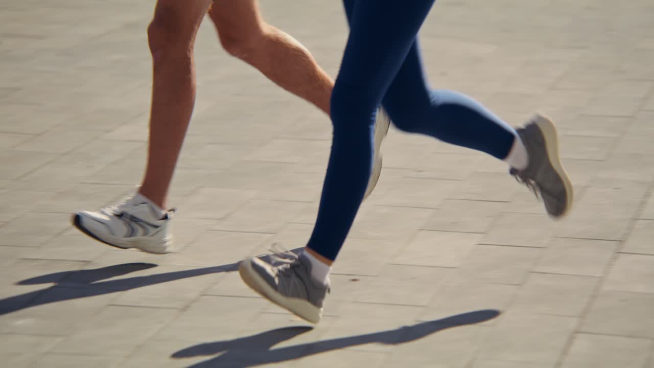 People running outdoors