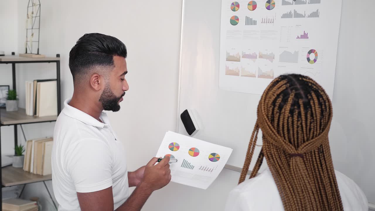 colegas de trabajo exitosos en proyectos financieros